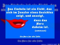 Das Laecheln ist ein Licht