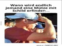 M�tze mit Schild