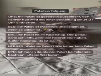 Die Paketverfolgung