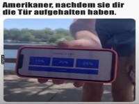 Humorvoller Blick auf Trinkgeld in den USA