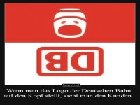 Deutsche Bahn Logo Umkehrung