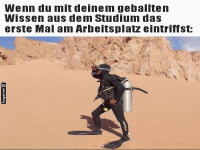 Wissenschaft trifft Realitt: Tauchgang im Bro