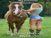 �berraschung beim Hinsehen!