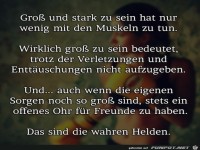 Gross und stark zu sein