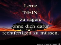 LERNE NEIN zu sagen
