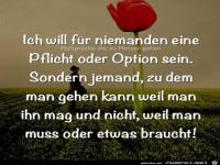 Ich will fuer niemanden