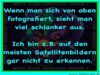 Wenn man sich von oben fotografiert