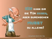 Kann dir die Tuer zeigen