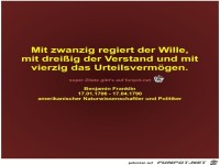 Mit zwanzig regiert der Wille