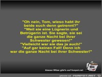 Oh nein, Tom, wieso habt ihr beide euch denn getrennt?