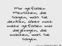 Machen was sie sagen