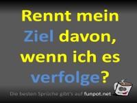 Ziele: Pro und Contra des Verfolgens