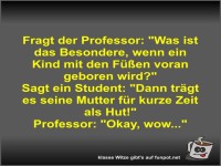 Fragt der Professor