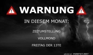 fun-Bild: Vorsicht: Chaos-Monat voraus!