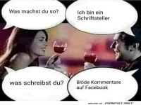 Ich bin Schriftsteller