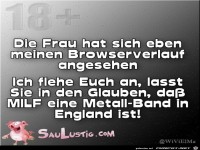 Frau-hat-den-Browserverlauf-gesehen