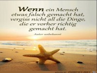 wenn ein Mensch etwas falsch gemacht hat