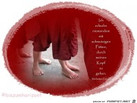 mit schmutzigen Fuessen