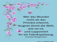 Wer das Wunder nicht erkennt