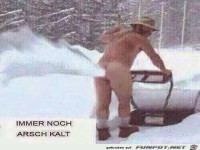 Immer noch arschkalt