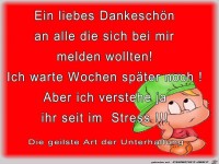 Ein liebes Dankeschoen
