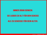 Immer dran denken