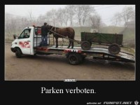 Hier wird abgeschleppt