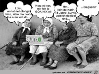 Wennst nicht anfangst sitzen wir nextes Jahr auch noch ledi