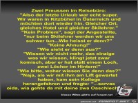 Zwei Preussen im Reisebro