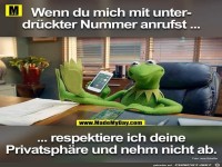 Unterdr�ckte Nummer