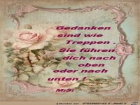 Gedanken sind wie Treppen