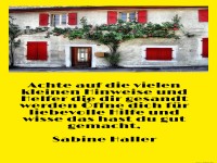 Achte auf die vielen