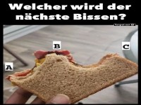Entscheide, wo der n�chste Bissen hingeht