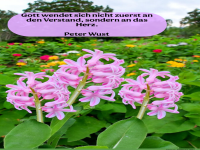 gott wendet sich nicht zuerst