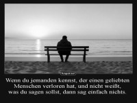 Wenn du jemanden kennst