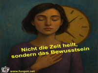 Nicht die Zeit heilt, sondern das Bewusstsein