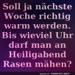 Rasenmähen-an-Heiligabend?-Na-klar!.jpg von Gregor