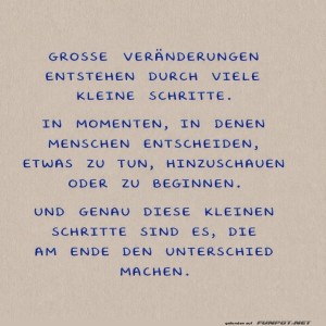 herz-Bild: Kleine Schritte, gro&szlig;e Taten!