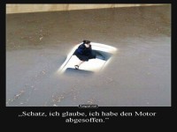 Wenn Autofahren zum Bootsausflug wird