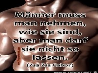 ein mann muss man