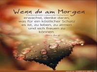wenn du am Morgen