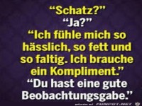 Gute Beobachtungsgabe