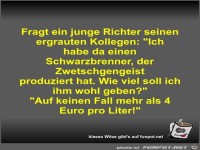 Fragt ein junge Richter seinen ergrauten Kollegen
