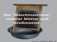 Fr�here Waschmaschine