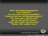 Beim Vorstellungsgespr�ch