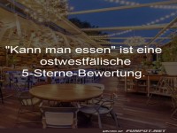 Humorvolle 5-Sterne Bewertung