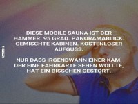 Bahn oder Sauna? Multitasking im Zug!