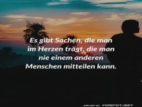 Sonnenuntergang der geheimen Gedanken