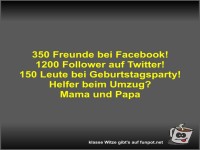 350 Freunde bei Facebook!