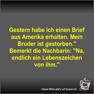 Gestern-habe-ich-einen-Brief-aus-Amerika-erhalten.jpg von Fossy